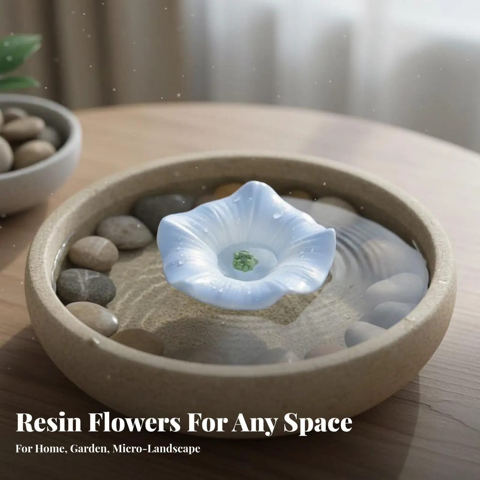 Floating Floral Display Colorful Resin Flowers Floating Pond Decoration for Garden Fountains and Bird Baths