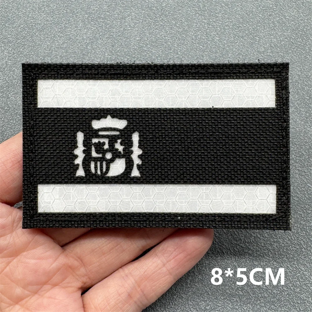 3D Taktische Patches IR Reflektierende Abzeichen auf Rucksack Weste Kleidung Laser Schneiden Embleme Haken Und Schleife Outdoor Ausrüstung – Detail 6