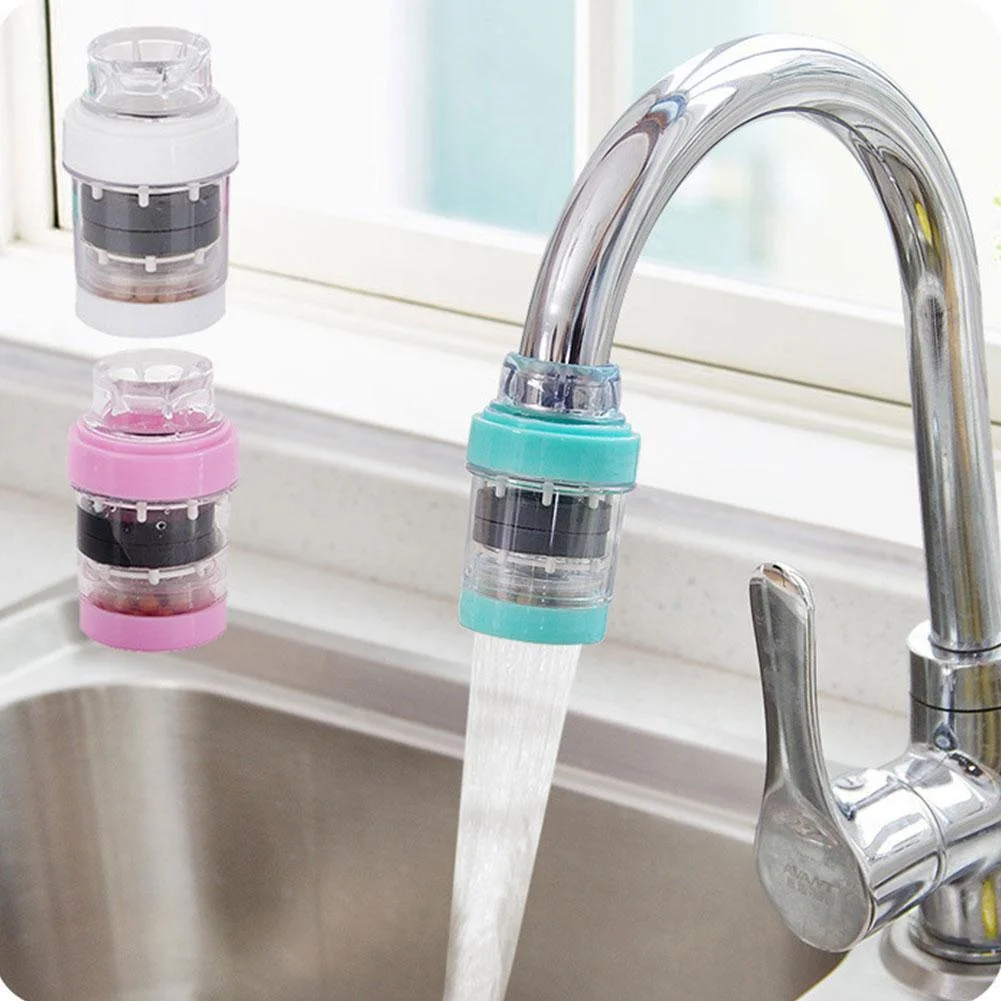 Cucina per uso domestico rubinetto a carbone per la casa Mini teste di rubinetto filtro per depuratore per la pulizia dell'acqua filtro a carbone attivo accessori da cucina