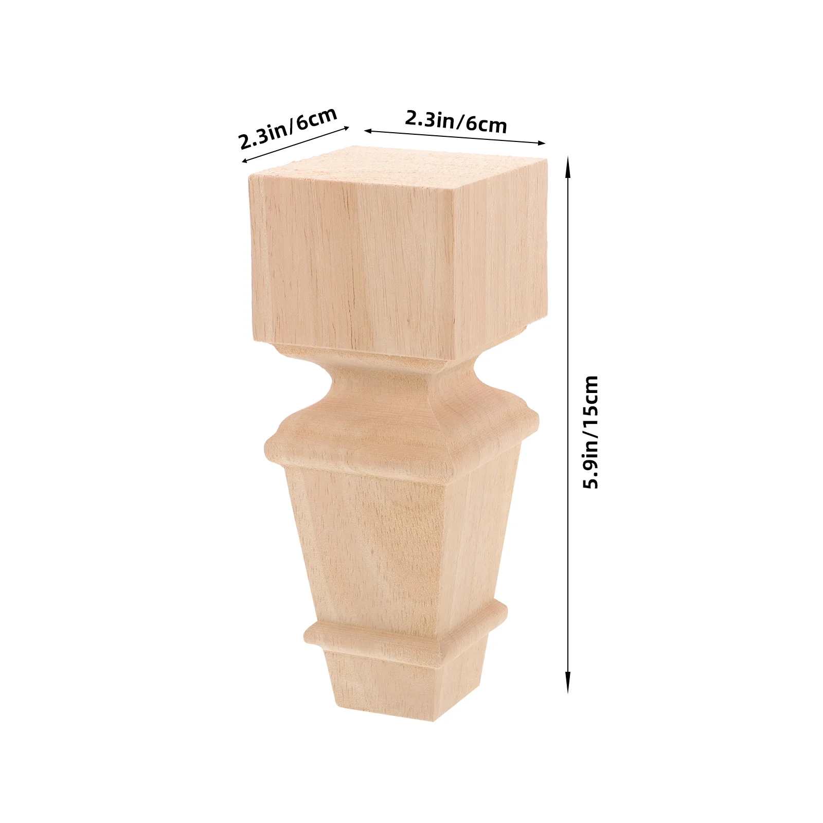 Solid Wood Cabinet Legs Wooden Furniture Feet For Table Sofa Couch Short Legs Replacement Home Office Furniture