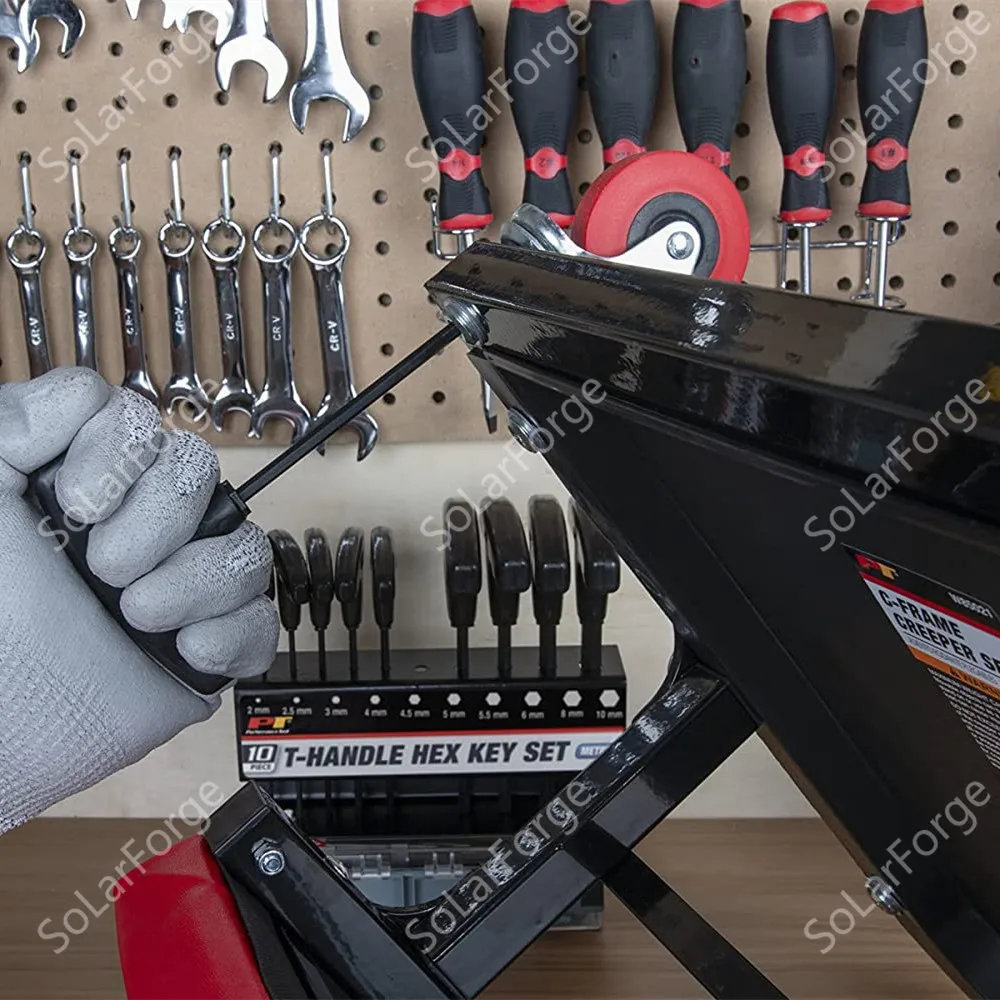 10pc Metric or Inch T-Handle Hex Key Allen Wrench Tool Set or Torx T-Handle Hex Key Set For Motocycle/Auto Repair Tools - view 6