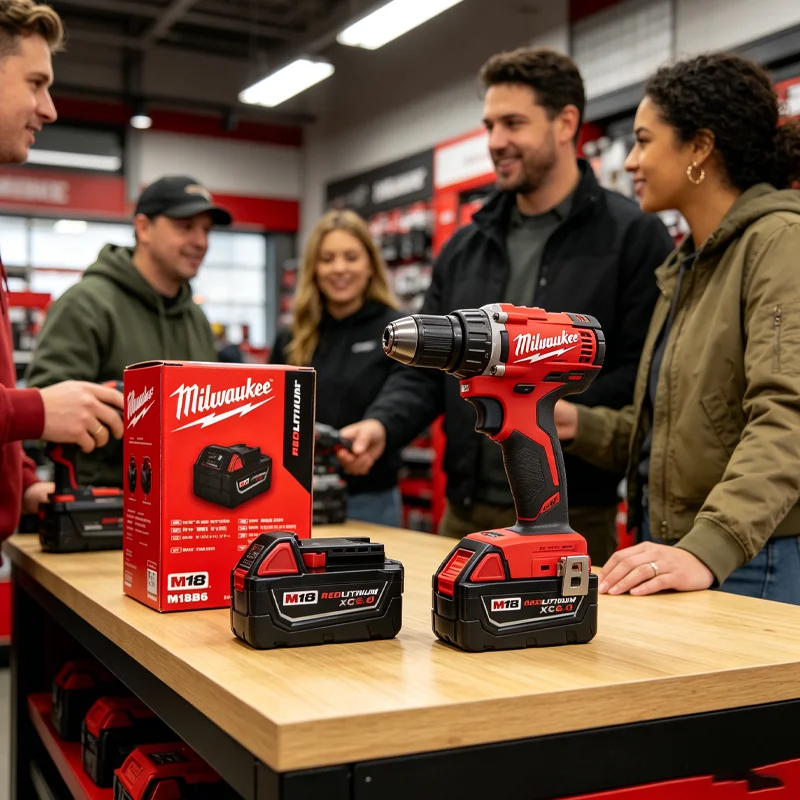 

2026 For Milwaukee 18V battery M18-HB3 high energy battery 6AH , original Milwaukee M12-18FC charger 48-11-1815