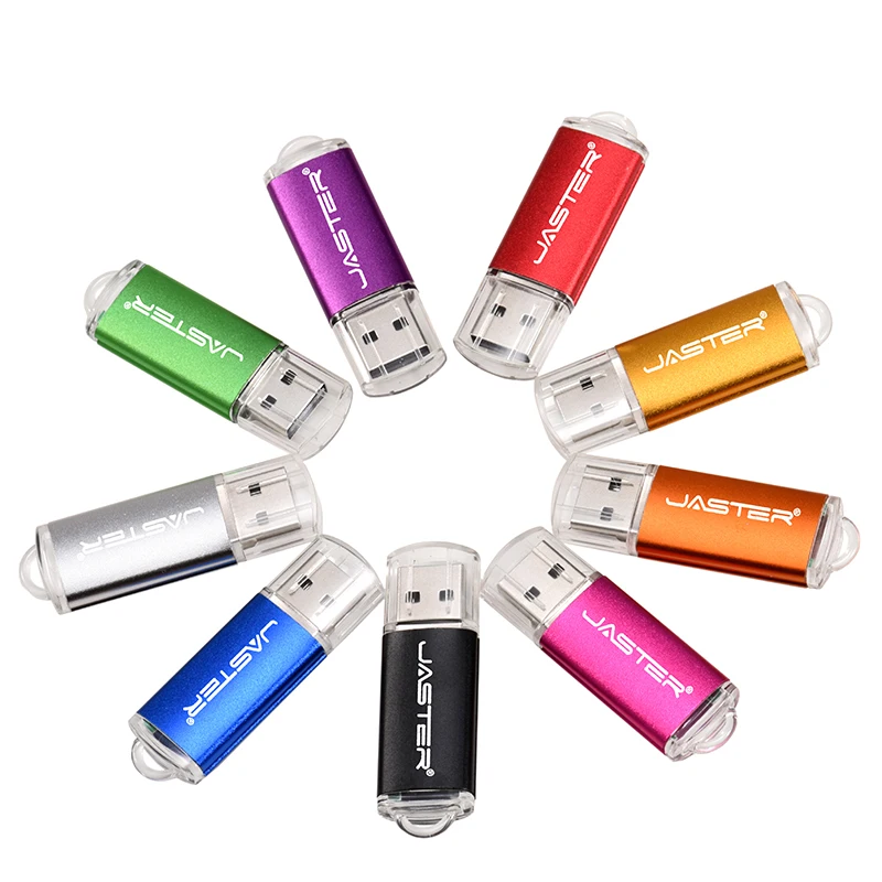 Super Mini USB Flash Drive 64GB Free Key Chain Pen Drive Creative Business Gifts Memory Stick Black Blue Red Green Pendrive 32GB