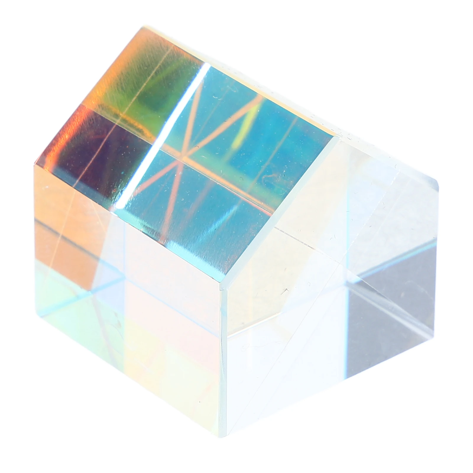 

1 set Sun Prism Glass Small Desktop Color Lights Decorative Prisms Cube Home Car Physics Teaching Gifts