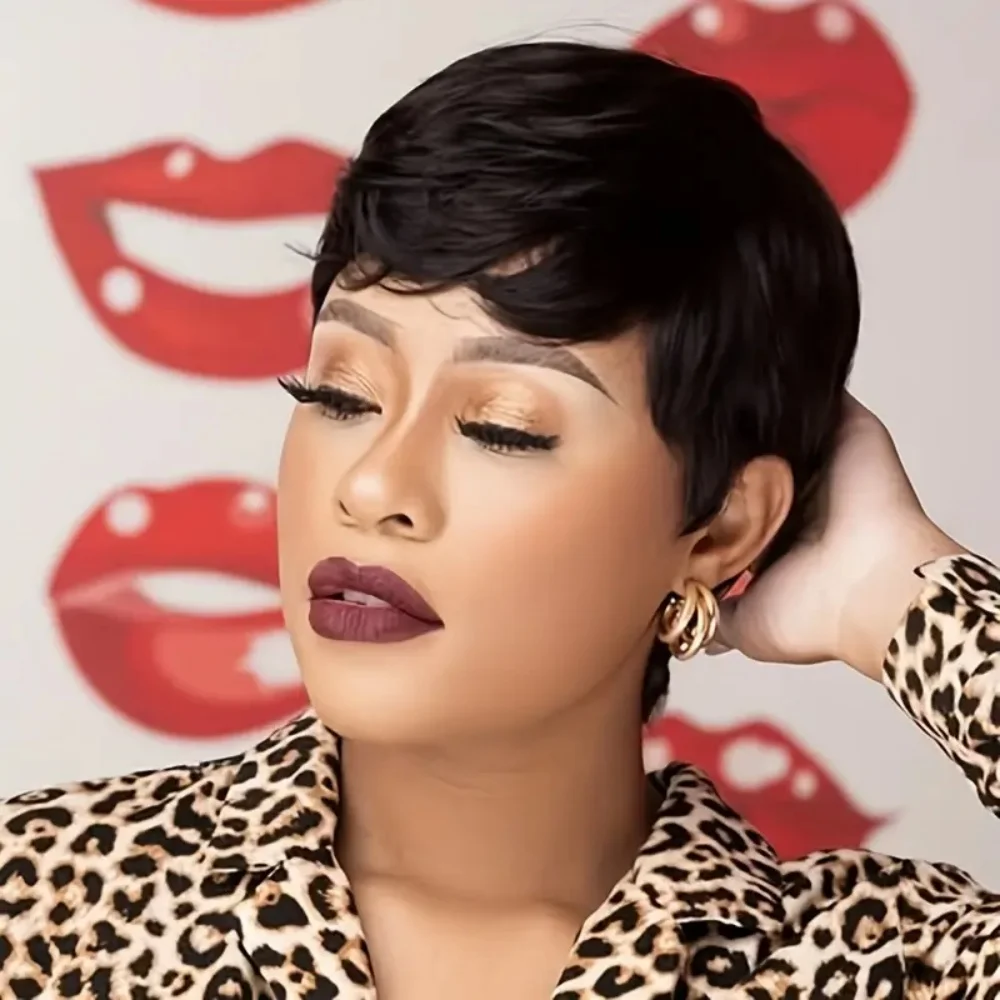 6-Inch Pixie Cut Wi…