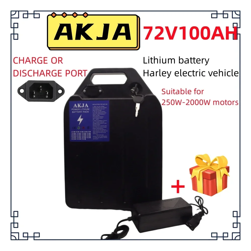 Air fast transportation New Full Capacity Power 18650 Lithium Battery 72V20ah-100ah Lithium Battery Pack Suitable for 250-2000W