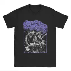 Men's T-Shirt Sanguisugabogg Vintage 100% Cotton Tees Short Sleeve Band T Shirts Round Collar Clothes 4XL 5XL 6XL