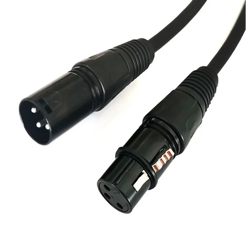

5m 3m 2m Cannon Cable XLR 3pin male to female M/F balanced line xlr audio cannon line microphone mixer microphone extension cord