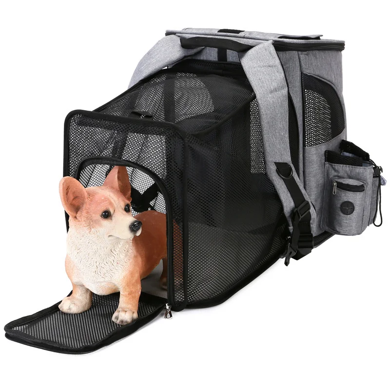 

Рюкзак для домашних животных, водонепроницаемый, дышащий, портативный, для собак, кошек, дорожная сумка-переноска, легкая для владельца домашних животных, стильный для пешего туризма