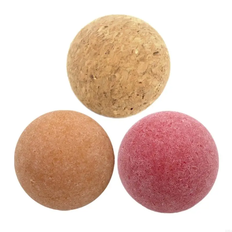 A0KA 4PCS Cork Foosballs Tabletop Game Sports Foosballs Footballs