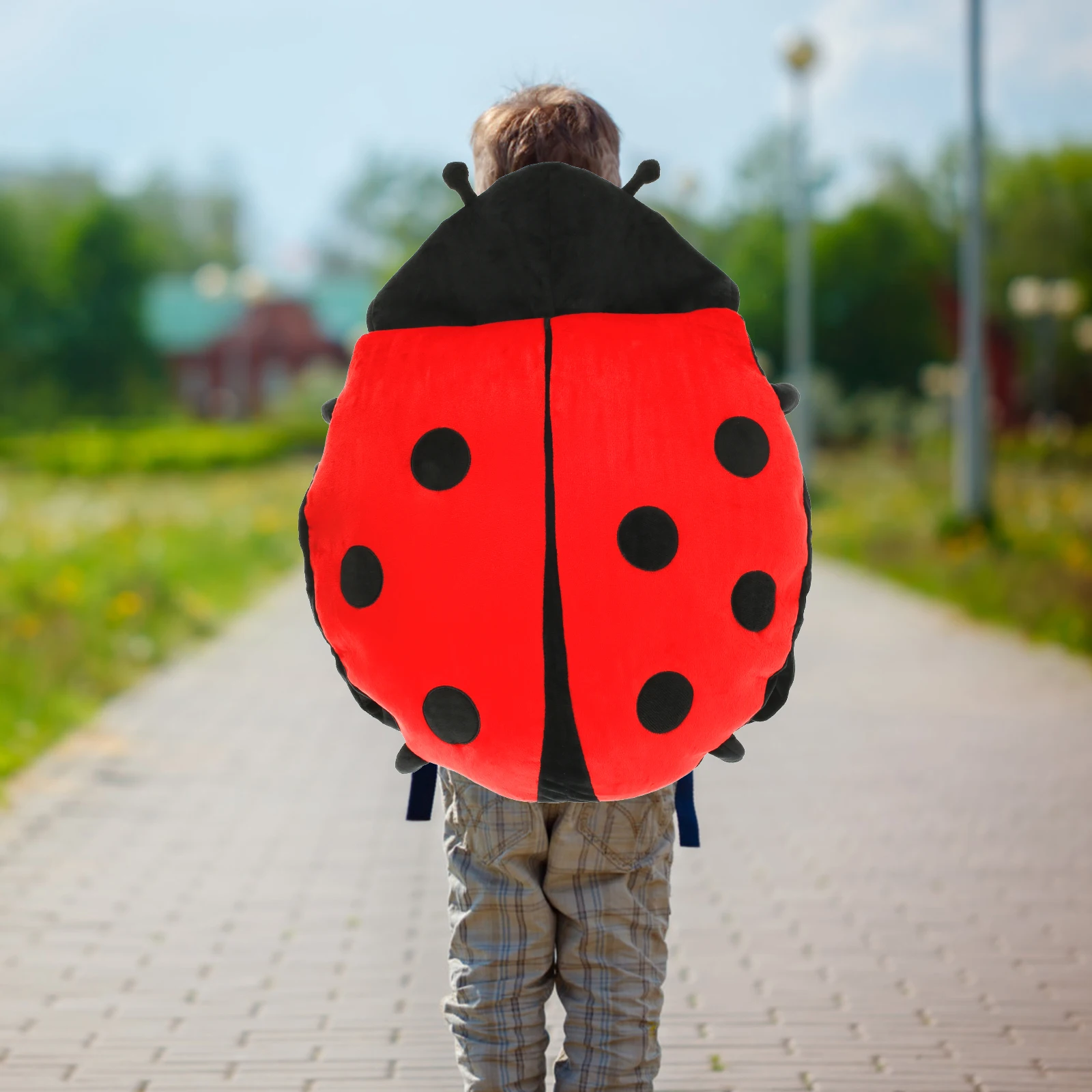 Wearable Ladybug Pillow Big Ladybug Plush Pillow Ladybug Stuffed Animal Pillow 23.6 Inch Giant Ladybug Pillow Oversized Doll