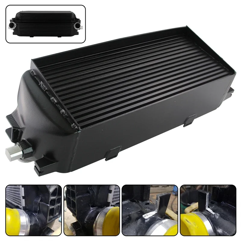 Комплект интеркулера, абсолютно новый, для соревнований, подходит для BMW G30 G31 520/540D G32 620D/640D G14/G15/G16 840d B57, черный двигатель