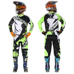 Motocross gear set per bambini mountain Downhill racing suit Youth children Jersey Pant Enduro Bicycle boy girl MX ATV