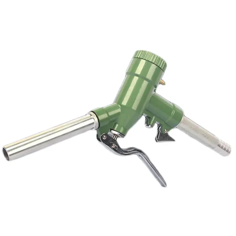 Pistola per ugello carburante manuale da 20mm 25mm 32mm 38mm con misuratore, beccuccio dritto, pressione massima 0.1MPA per benzina Diesel