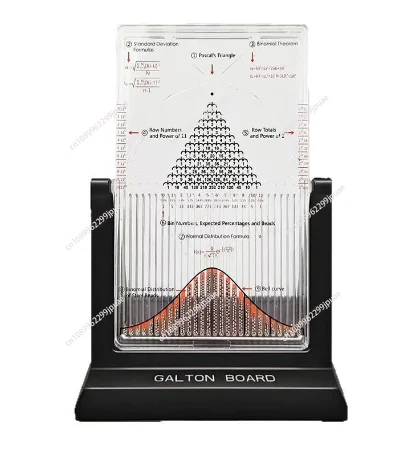 

Galton board, normal distribution model STEM certification investment probability physics teaching tool