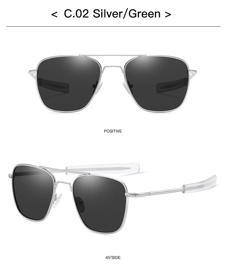 Retro Sonnenbrille Männer Metall Rahmen Polarisierte Objektiv Sonnenbrille Männliche Klassische Fahren Pilot Marke Design Anti-Glare Sonnenbrille UV400 – Detail 10