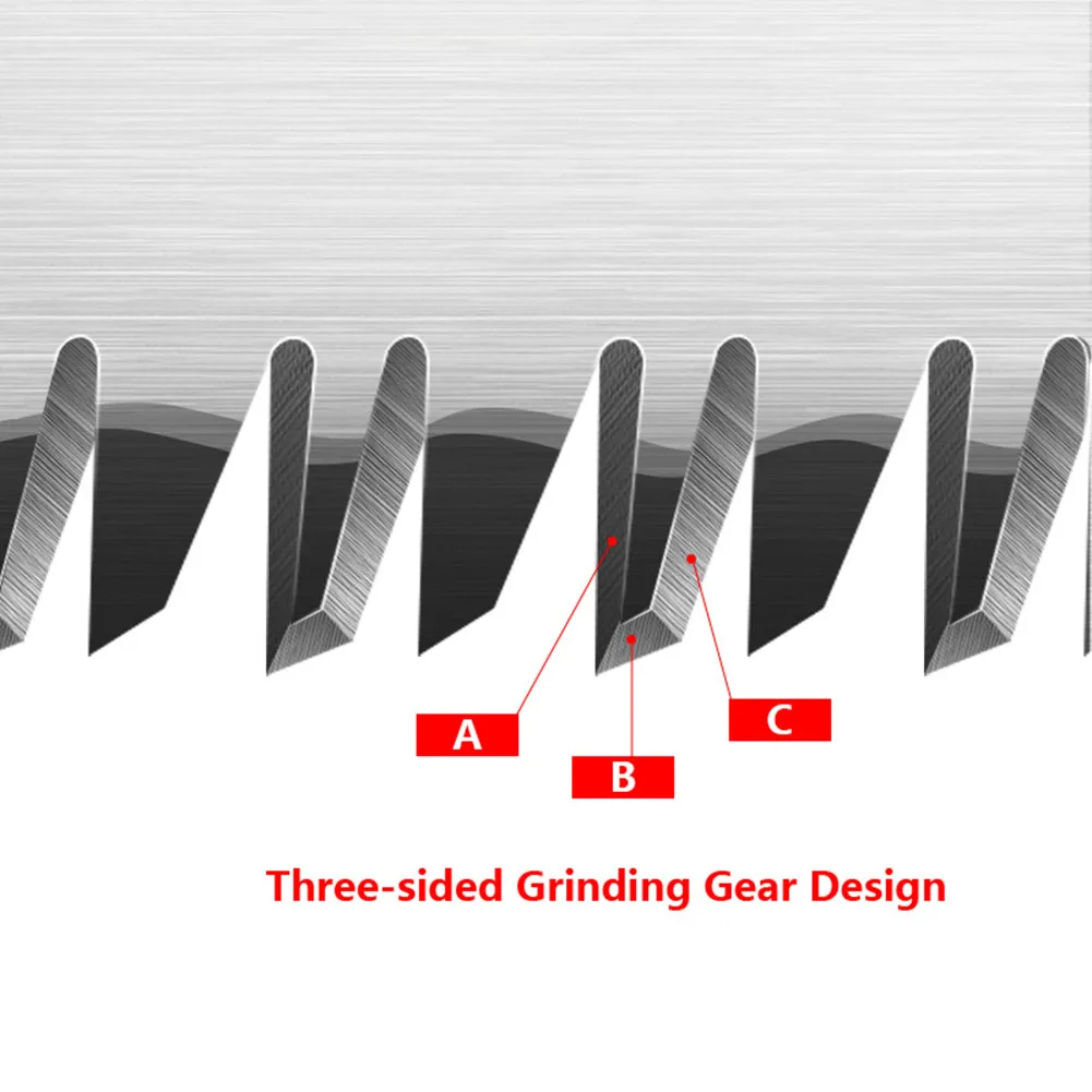 

65MN Double-edged Hand Saw Pruning Saw Garden Woodworking Tool Double-edged Hand Saw Flexible Blade Double-edged Hand Saw