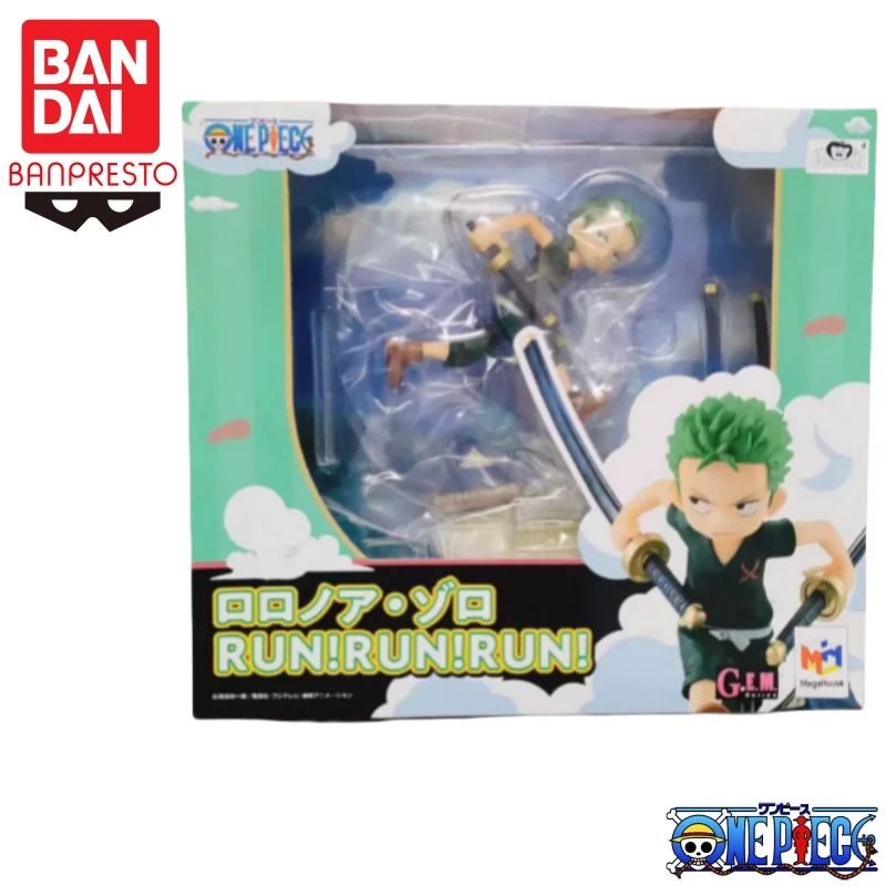 

In Stock Bandai Original Banpresto One Piece Roronoa Zoro Action Figure Model Doll Brand New Boxed Figure Toys Model Garage