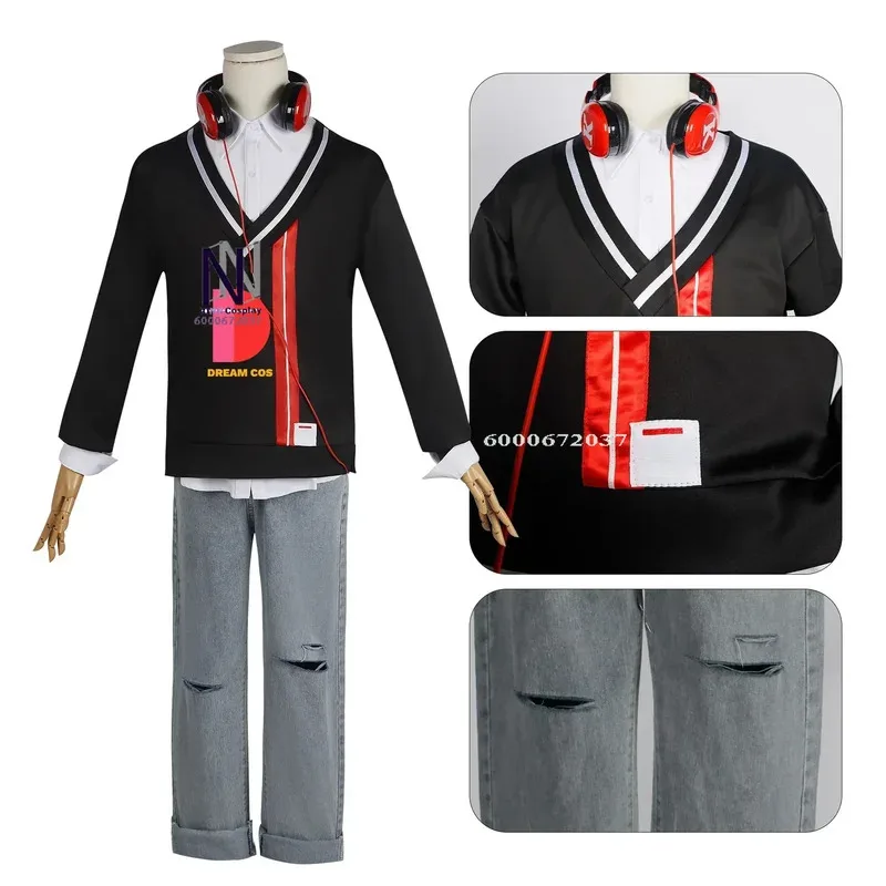 DY20Honkai Star Rail Game KFC X أزياء تنكرية 7 مارس Danheng مجموعة كاملة من الزي لمحبي الحدث التنكري مع الملحقات والعلاقات العامة