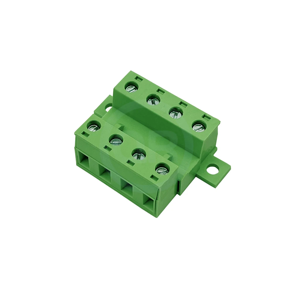 (1 Set) KF 2EDGRKC + 2EDGK - 7.62mm Solderless Butt Terminal Locking Plate Fixing Butt Plug-in Complete Set 2~12P 15EDGRKC 7.62