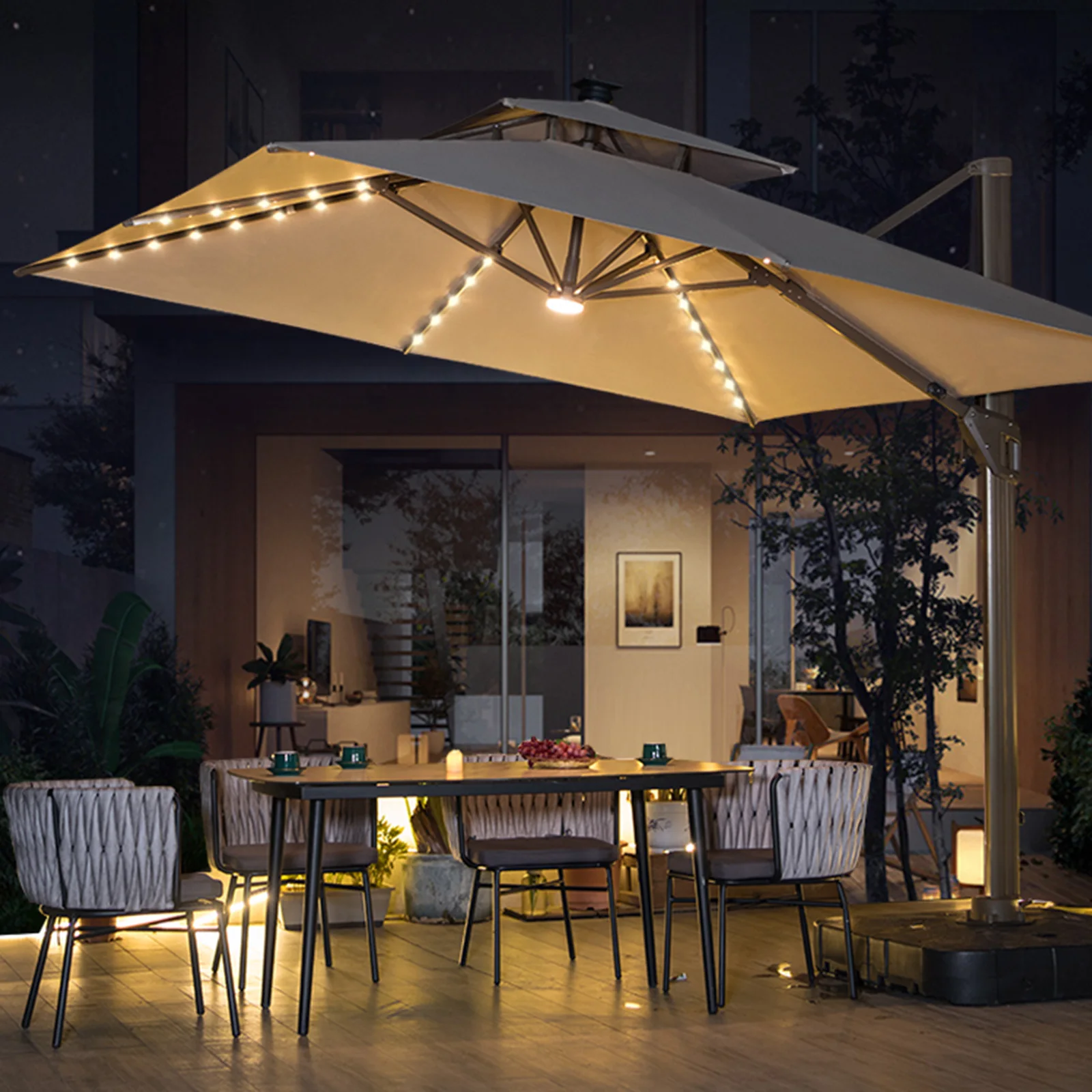 Wholesale High End Waterproof Foldable Outdoor Umbrellas For Cafe Restaurant Gym Beach Commercial Patio Furniture