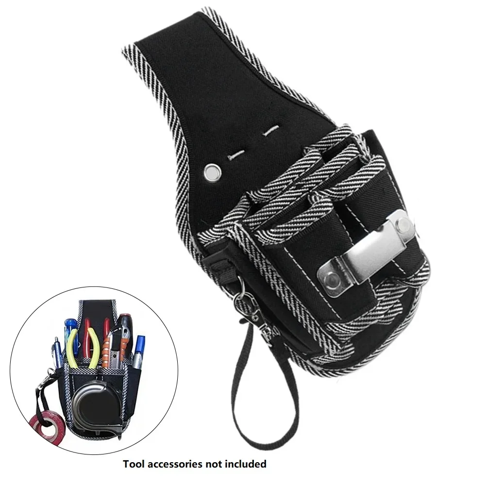 Multifunctional Tool Bag Nylon Fabric Tool Belt Screwdriver Kit Holder Tool Bag Pocket Pouch Bag Electrician Waist Pocket Case