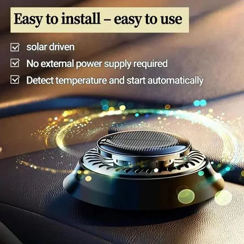 سيارة الميكروويف الجزيئية الشمسية دوران الهواء المعطر ، الزيوت الأساسية للسيارة ، الناشر العطور ، لوحة الديكور ، إزالة الرائحة