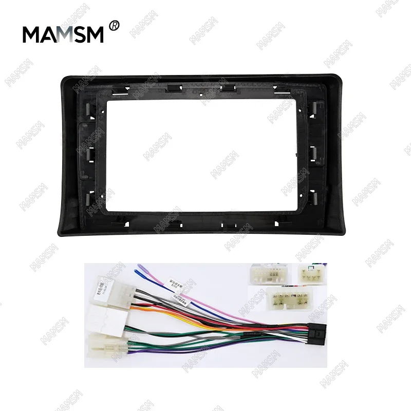 MAMSM 10‘’ For Toyota Noah 70 Esquire Voxy 2007-2013 Car Frame Fascia Adapter Android Radio Dash Fitting Panel Cable Harness