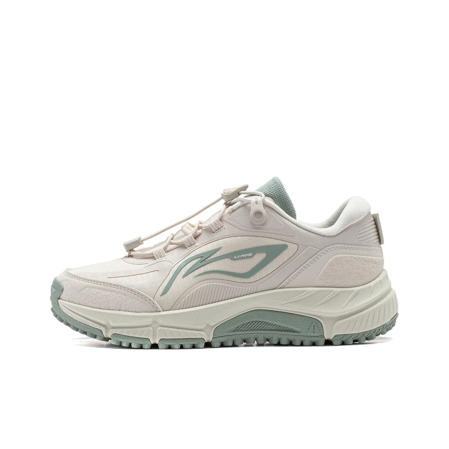 Li Ning Cushioning Low top Running Shoes Women's Pearl White ARNT010-2