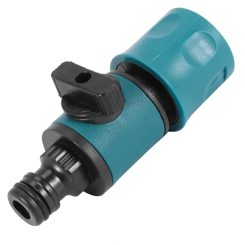 Plastic Valve With Quick Connector Agriculture Garden Watering Prolong Hose Irrigation Pipe Fittings Hose Adapter 10 Pc-[Qahk]
