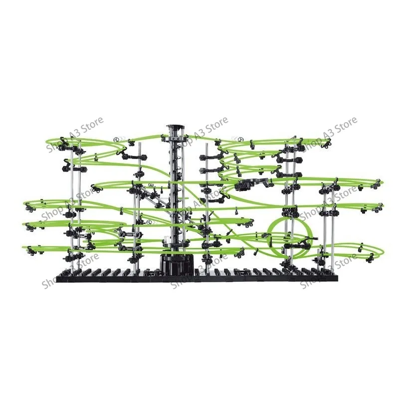 Spacerail Marble Run for Adults Kids Maze Race Track Games Level 2 Luminous Experiment Model Science Toy Electric Elevator Model