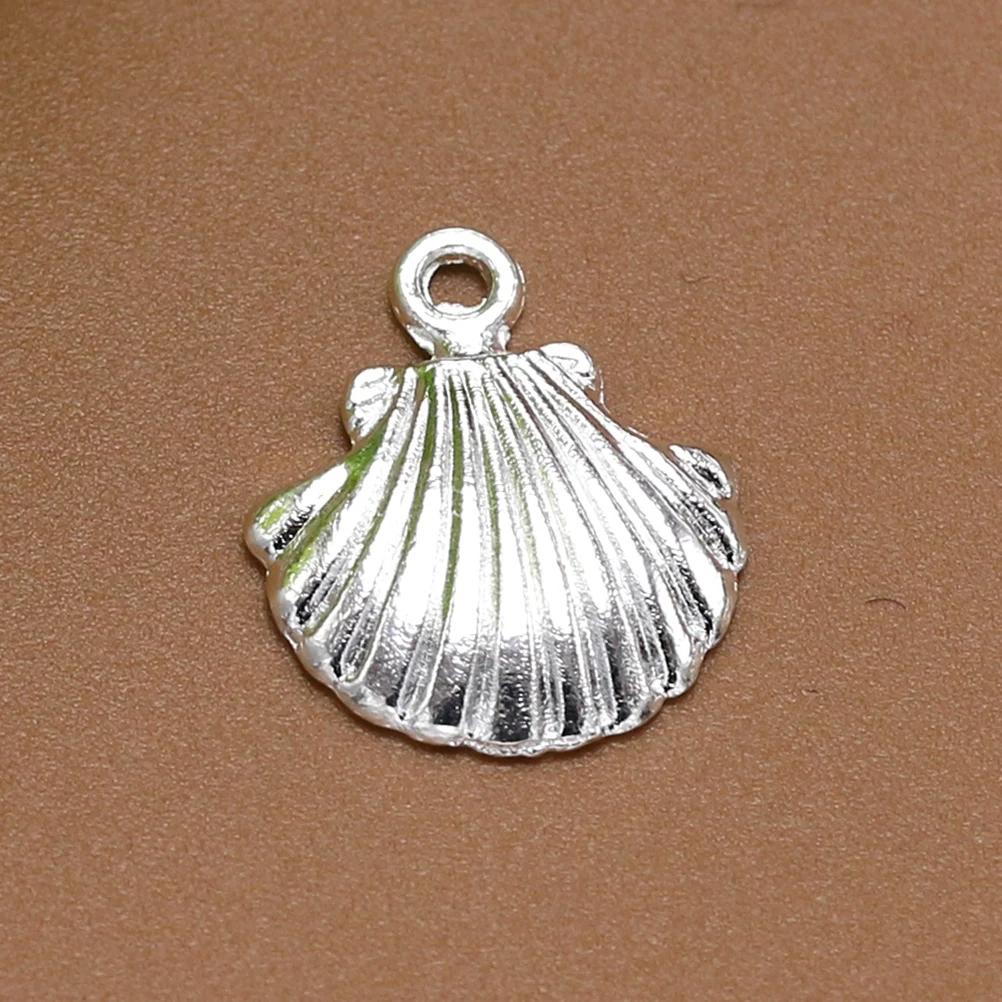 

20 Pcs Seashell Pendant Bracelet Charm DIY Charms Jewelry Making Pendants Alloy