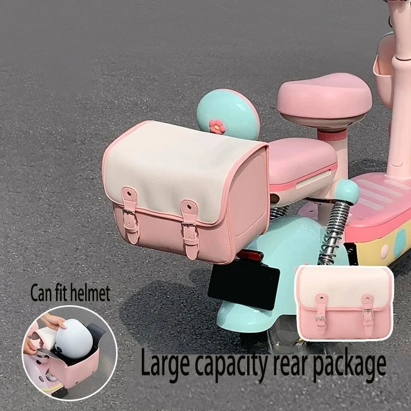 For Electric Car Trunk Hanging Bag Suitable For Yadea Aima Green Source Rear Seat Storage Bag Electric Car Rear Luggage Bag