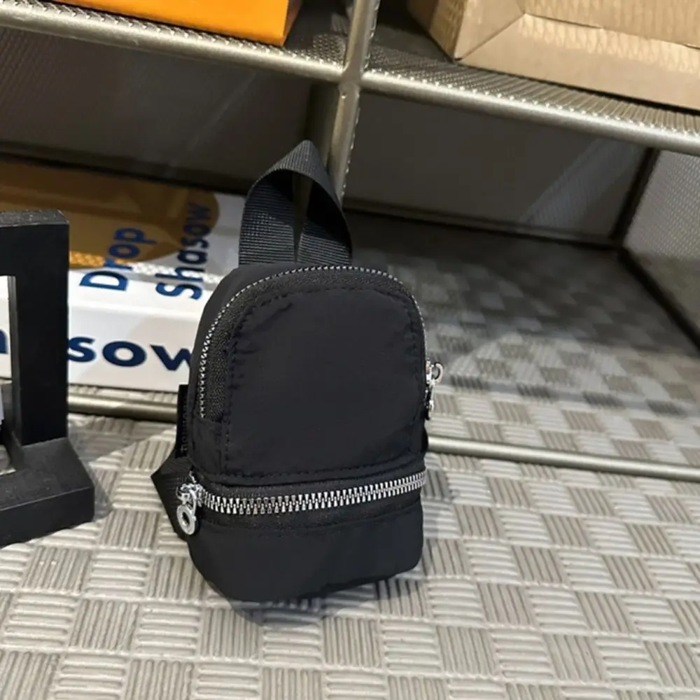 أزياء بلون النايلون حقيبة ظهر صغيرة حقيبة يد صغيرة حقيبة للحمل قلادة الكورية نمط الرافعة حافظة للبطاقات أحمر الشفاه سماعة حقيبة