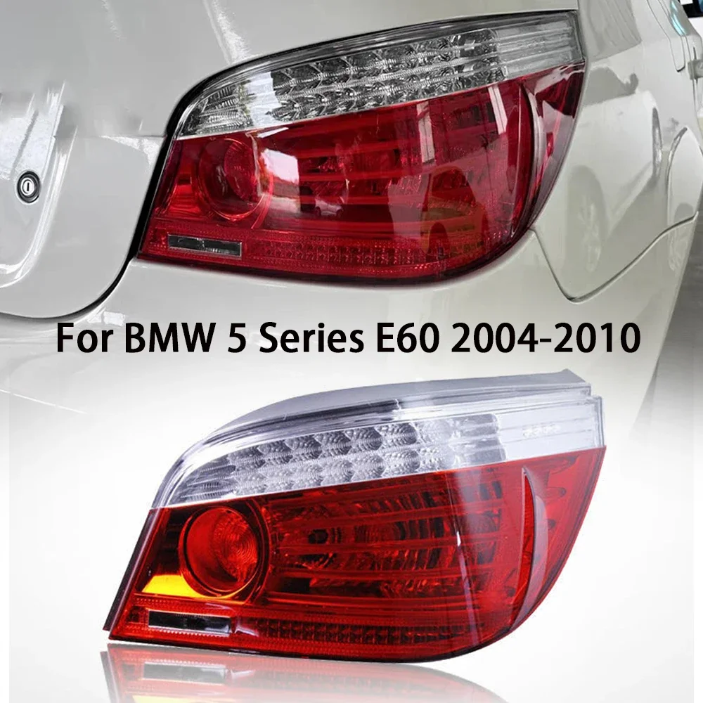

2 Pcs LED Tail Lamp Back Light Assembly For BMW 5 Series 2003-2010 E60 520 523 528 530 535 545 Rear Turn Signal Warning Lights