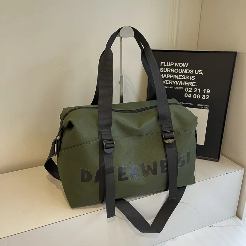 

Large Capacity Duffel Bag Leisure Fitness Crossbody Bag for Airplane Business Travel Storage Weekend Bags