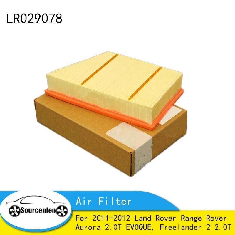 Air Filter for 2011-2012 Land Rover Range Rover Aurora 2.0T EVOQUE Freelander 2 2.0T / Petrol Car LR029078 #FK483