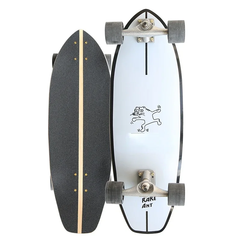 Simple Land Surfboard Ski Training Skateboard Adult Broad Skateboard Skateboard 30-32 Inches