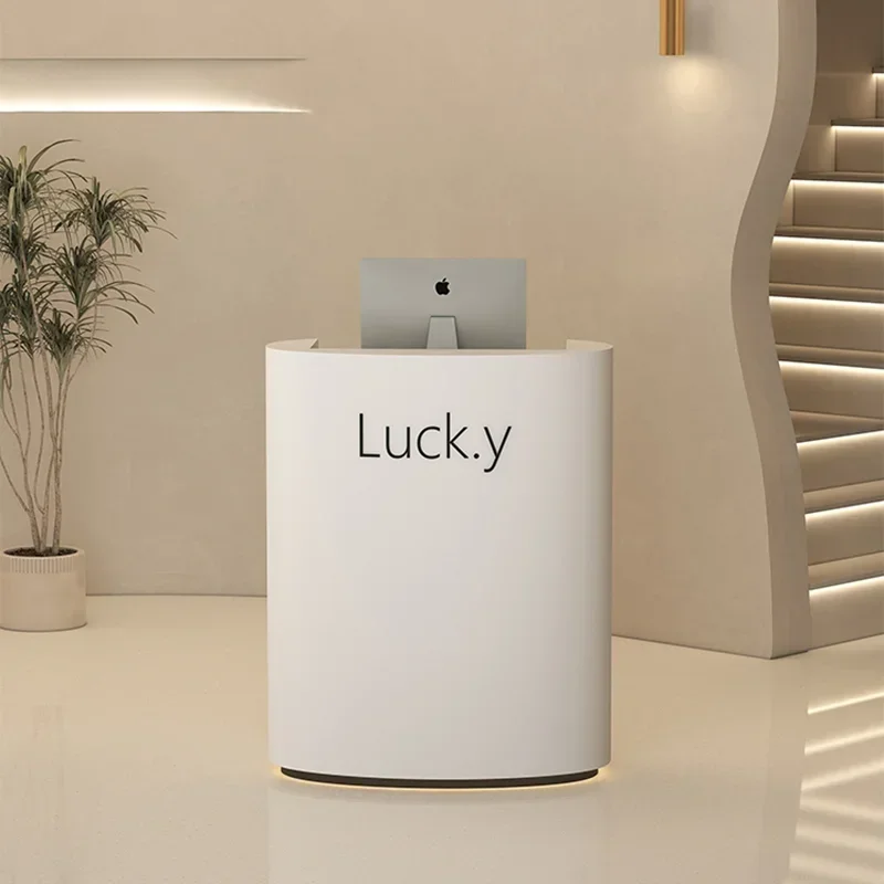 

Nordic Originality Reception Desks Simplicity High-end Beauty Salon Reception Desks Clothing Shop Office Furniture Recepce HBRD