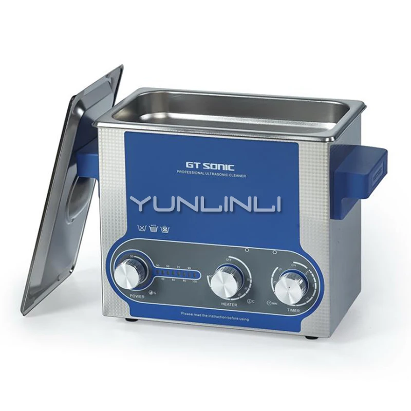 Pembersih Ultrasonik Kecil 3L Mesin Pembersih Ultrasonik Industri Jam Tangan/Kacamata Unit Cuci Ultrasonik GT SONGIC-P3