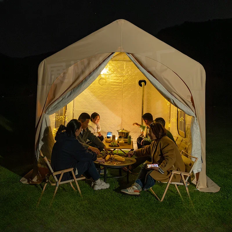 Winter Outdoor Cotton Warm Tent Market Night Market Stall Tent Balcony Hotel Homestay Campground Tent