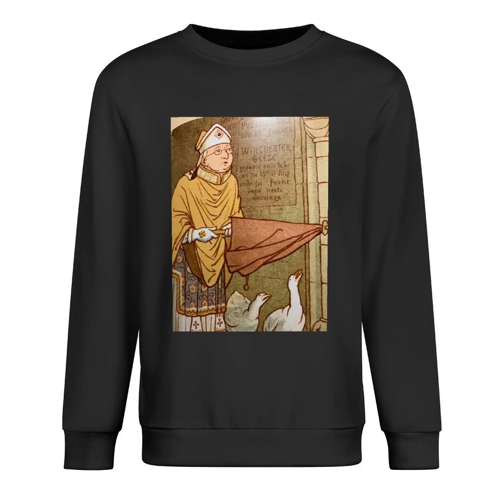 

Saint Swithin. Pullover men's coat men wear fashion men male clothes oversize sweatshirt