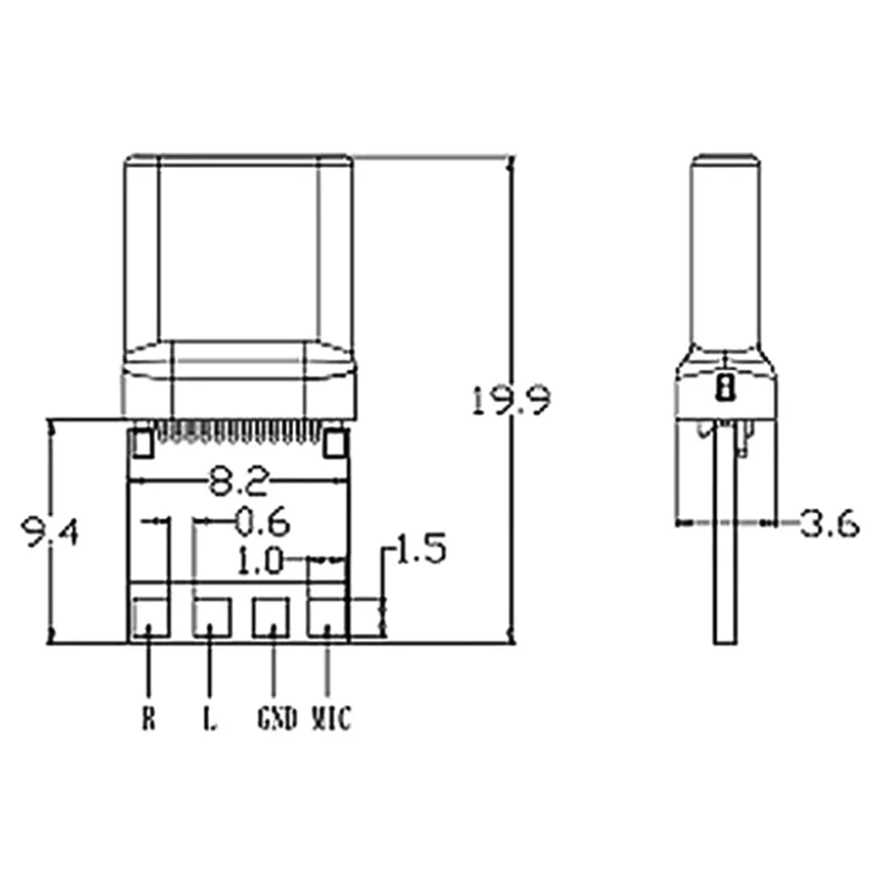 Excellent-ALC5686 Chip Type-C Digital Audio Headphone Plug DAC Decoding Connector Adapter