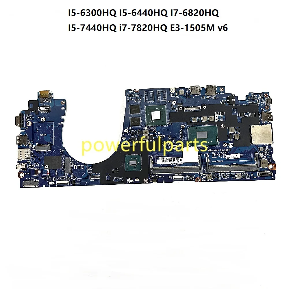 

Материнская плата CDP80 LA-E152P для Dell Precision 3520 00C211 0DDMP7 02WC92 0DCKVD 00C220 08T987 0DN786 с процессором, работает в порядке