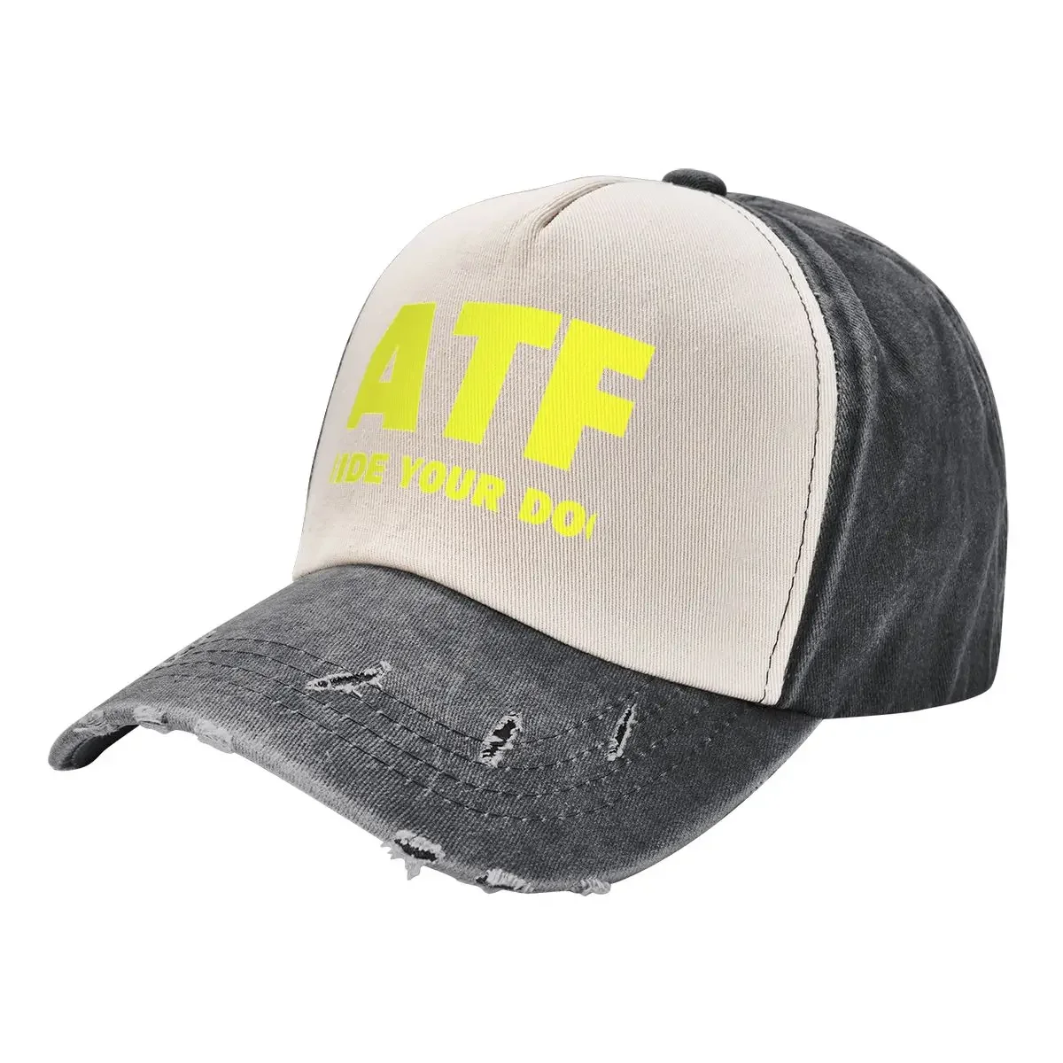 

ATF Hide Your Dog Funny Baseball Cap Trucker Cap Icon western Hat Mountaineering Boy Child Women's