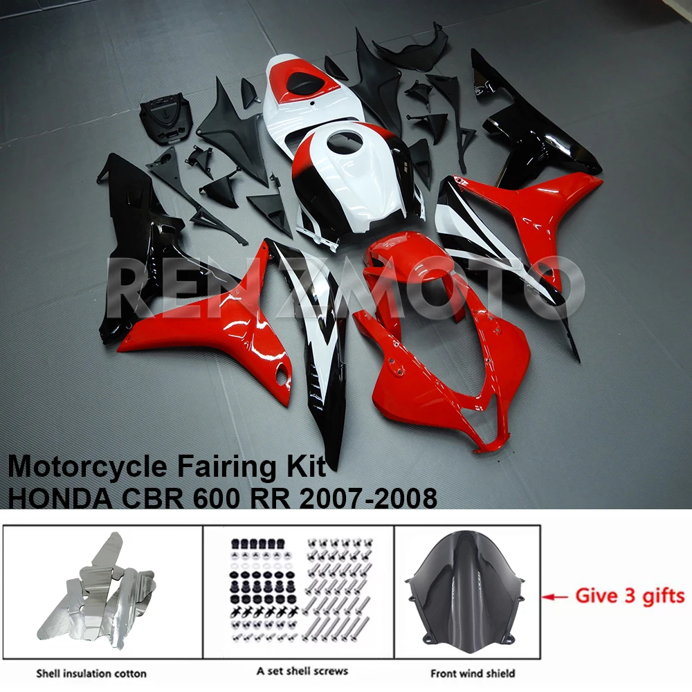 

H0607-122a Motorcycle Fairing Set Body Kit Plastic For HONDA CBR 600 RR 2007-2008 Accessories ABS Injection Bodywork