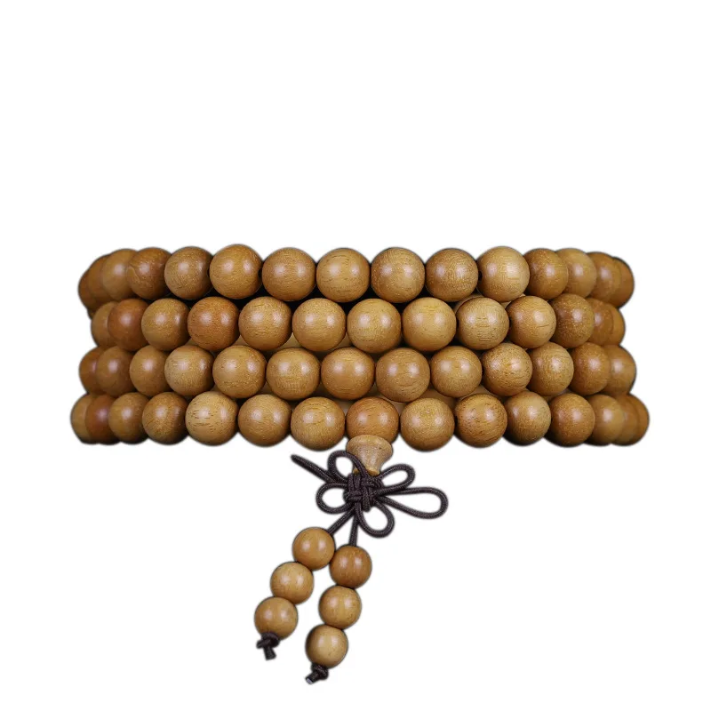 

108 Beads Australian Sandalwood Bracelet Buddhist Prayer Beads Chinese Style Jewelry for Men and Women Gifts