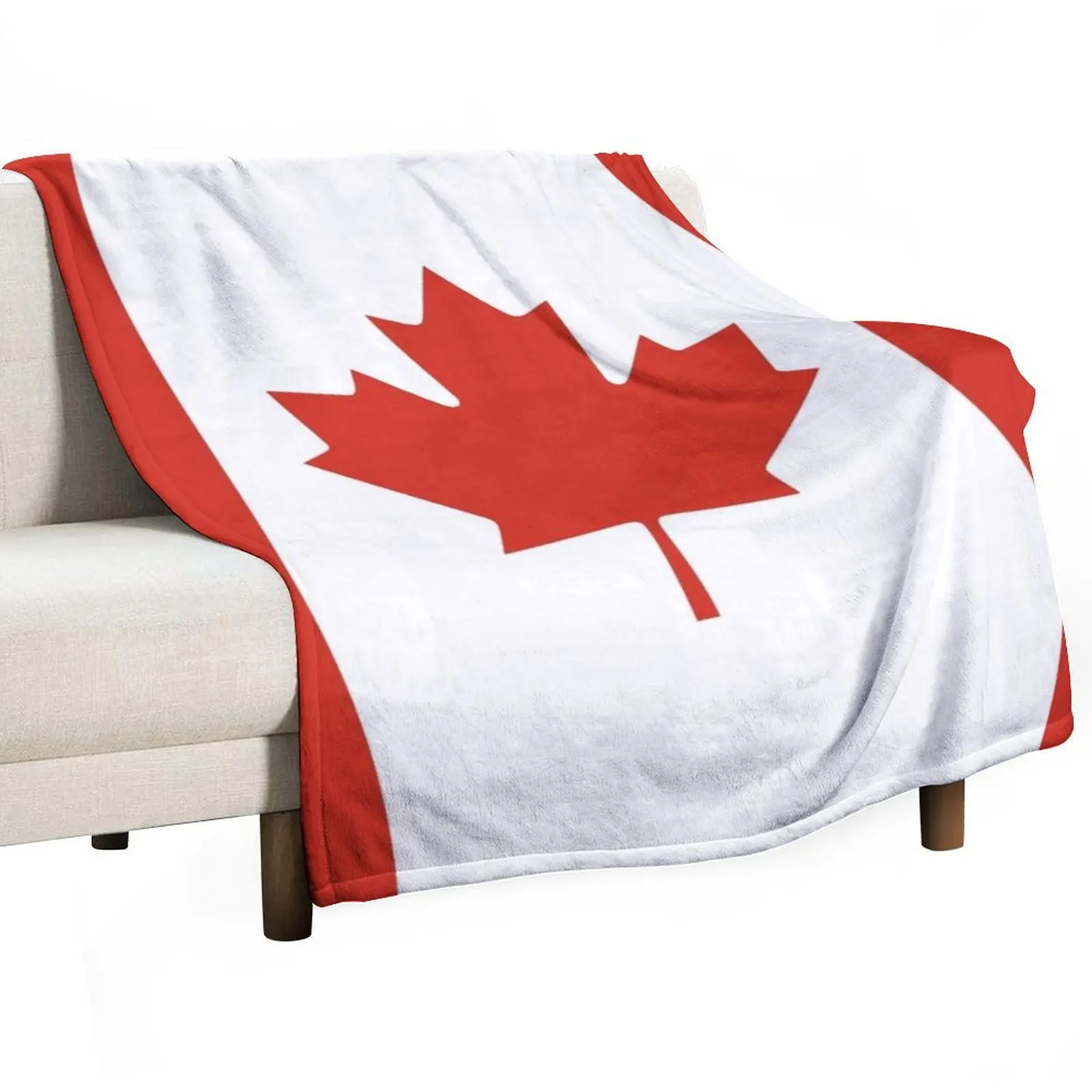 

Canadian Flag Throw Blanket for winter Soft Beds Decorative Sofas Hairy Blankets