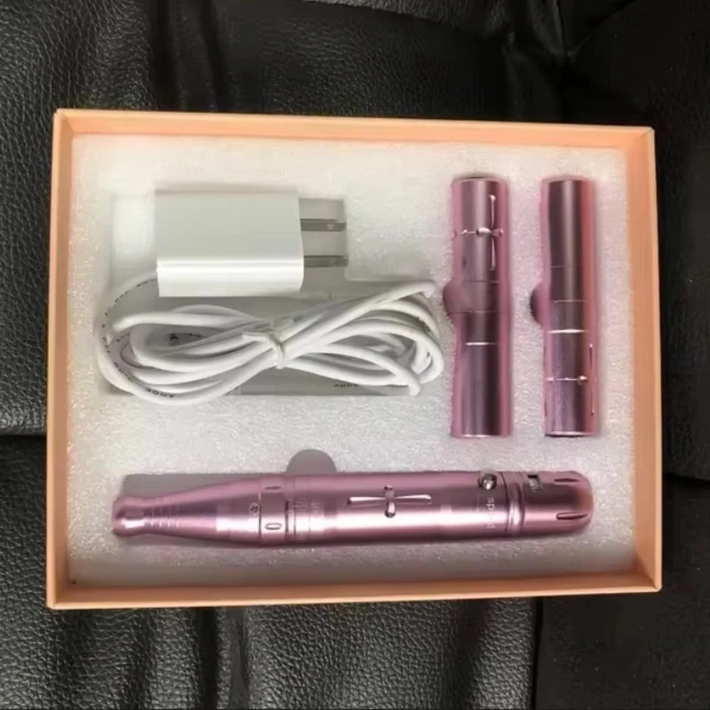 Permanent Makeup PMU Eyebrow Lip Tattoo Machine Microblading Tattoo Gun with Battery Professional Wireless Machine Pen Set
