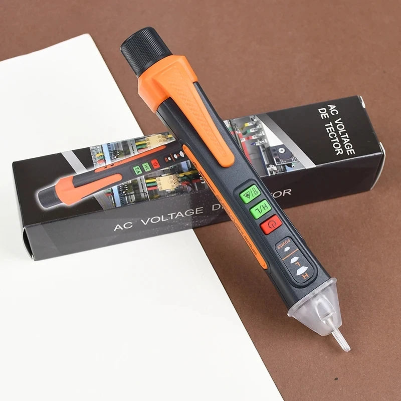 sem Contato Caneta Detector de Tensão Detector de Tensão ac Tester Circuito Indicador Elétrico Ferramenta de Parede com Lanterna Beeper 481000v